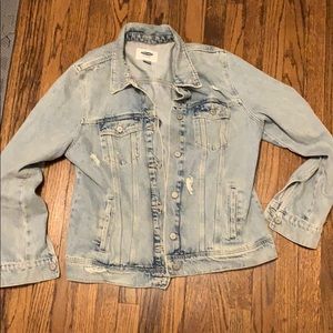 Old Navy Ripped Jean Jacket